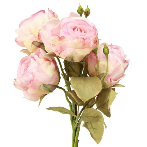 Künstliche Rosen Kunstrosen Seidenblumen Rosa L44cm 4 St
