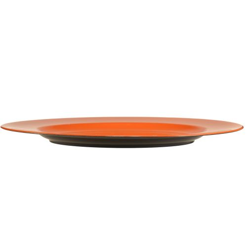 Artikel Plastikteller in Orange – 28 cm – Ideal für Partys und Dekoration – 4St