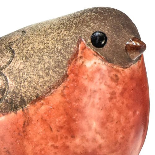 Artikel Rotkehlchen-Dekofiguren aus Keramik – Rot und Naturtöne, 5.4 cm – Perfekt für Garten und Heim – 4 St