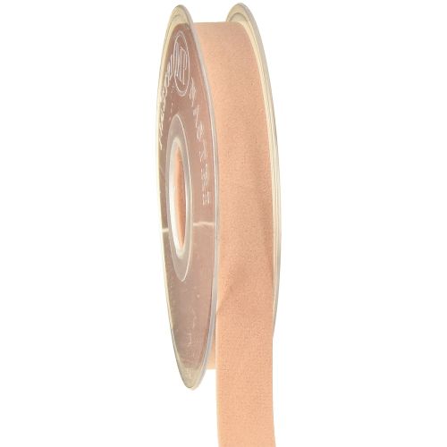 Artikel Samtband Lachs Rosa Geschenkband Dekoband 15mm 7m