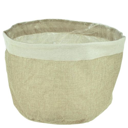 Artikel Übertopf Jute Stoffkörbchen Natur Utensilo Ø26cm H21cm 3St