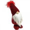 Floristik24 Deko Wichtel Bart Weihnachtswichtel Dekofigur Rot H30cm