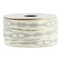 Floristik24 Dekoband maritim Baumwollband Creme Taue 15mm 20m