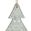 Floristik24 Filz Tannenbäume Christbaumschmuck Grün H20cm 4 St