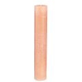 Floristik24 Kerzen Stabkerzen Wachskerzen Orange Peach 50x300mm 4 St