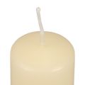 Floristik24 Stumpenkerzen Creme Adventskerzen Creme 150/50mm 24St