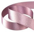 Floristik24 Schmuckband Dekoband Glanz Band Rosa B25mm L20m